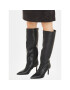 Calvin Klein Kozačky Geo Stiletto Knee Boot 70 HW0HW01691 Černá - Pepit.cz