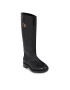 Calvin Klein Kozačky Rubber Sole Knee Boot W/Hw HW0HW01689 Černá - Pepit.cz