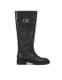 Calvin Klein Kozačky Rubber Sole Knee Boot W/Hw HW0HW01689 Černá - Pepit.cz