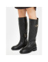 Calvin Klein Kozačky Rubber Sole Knee Boot W/Hw HW0HW01689 Černá - Pepit.cz