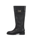 Calvin Klein Kozačky Rubber Sole Knee Boot W/Hw HW0HW01689 Černá - Pepit.cz