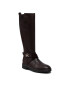 Calvin Klein Kozačky ve vojenském stylu Knee Boot 20 W/Hdw HW0HW00607 Hnědá - Pepit.cz