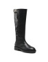 Calvin Klein Kozačky ve vojenském stylu Rubber Sole Knee Boot W Hw HW0HW01255 Černá - Pepit.cz