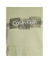 Calvin Klein Mikina Box Striped Logo K10K110761 Zelená Regular Fit - Pepit.cz