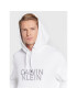 Calvin Klein Mikina Distorted Logo K10K110075 Bílá Regular Fit - Pepit.cz