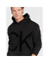 Calvin Klein Mikina Flock Logo Comfort K10K110608 Černá Regular Fit - Pepit.cz