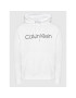 Calvin Klein Mikina Logo K10K104060 Bílá Regular Fit - Pepit.cz