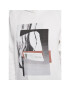 Calvin Klein Mikina Photo Print K20K204974 Bílá Regular Fit - Pepit.cz