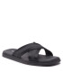 Calvin Klein Nazouváky Webbing Cross Sandal Wb HM0HM00462 Černá - Pepit.cz