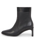 Calvin Klein Polokozačky Curved Stil Ankle Boot 55 HW0HW01889 Černá - Pepit.cz