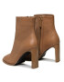 Calvin Klein Polokozačky Curved Stil Ankle Boot 80 HW0HW01541 Béžová - Pepit.cz