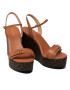 Calvin Klein Sandály Wedge Sndl 70W Hdw HW0HW00828 Hnědá - Pepit.cz