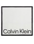 Calvin Klein Šátek Aop Logo Jaquard Scarf 130X130 K60K611125 Écru - Pepit.cz