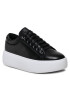 Calvin Klein Sneakersy Bubble Cupsole Lace Up HW0HW01356 Černá - Pepit.cz