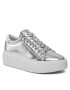 Calvin Klein Sneakersy Bubble Cupsole Lace Up Metallic HW0HW02008 Bílá - Pepit.cz