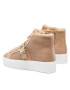 Calvin Klein Sneakersy Flatform Cup High Top Ck Hw-S Wl HW0HW01334 Hnědá - Pepit.cz