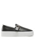 Calvin Klein Sneakersy Flatform Cup Slip On W/Hw HW0HW01516 Černá - Pepit.cz