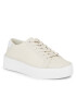 Calvin Klein Sneakersy Flatform Cupsole Lace Up-Epi Mn HW0HW01670 Bílá - Pepit.cz