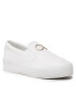 Calvin Klein Sneakersy Flatform Cupsole Slip On W/Hw HW0HW01421 Bílá - Pepit.cz