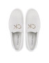 Calvin Klein Sneakersy Flatform Cupsole Slip On W/Hw HW0HW01421 Bílá - Pepit.cz