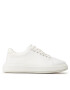 Calvin Klein Sneakersy Raides Cupsole Lace Up - Satin HW0HW01426 Bílá - Pepit.cz