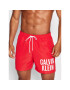 Calvin Klein Swimwear Plavecké šortky KM0KM00701 Červená Regular Fit - Pepit.cz