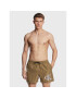 Calvin Klein Swimwear Plavecké šortky KM0KM00800 Khaki Regular Fit - Pepit.cz