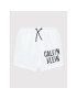 Calvin Klein Swimwear Plavecké šortky KV0KV00006 Bílá Regular Fit - Pepit.cz