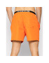 Calvin Klein Swimwear Plavecké šortky Medium Drawstring KM0KM00552 Oranžová Regular Fit - Pepit.cz