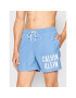 Calvin Klein Swimwear Plavecké šortky Medium Drawstring KM0KM00701 Modrá Regular Fit - Pepit.cz