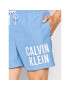 Calvin Klein Swimwear Plavecké šortky Medium Drawstring KM0KM00701 Modrá Regular Fit - Pepit.cz