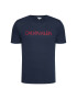 Calvin Klein Swimwear T-Shirt Crew Tee KM0KM00605 Tmavomodrá Relaxed Fit - Pepit.cz