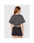 Calvin Klein Swimwear T-Shirt KW0KW01780 Šedá Cropped Fit - Pepit.cz