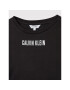 Calvin Klein Swimwear T-Shirt KY0KY00004 Černá Cropped Fit - Pepit.cz