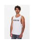 Calvin Klein Swimwear Tank top KM0KM00837 Bílá Regular Fit - Pepit.cz