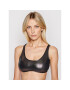 Calvin Klein Swimwear Vrchní část bikin Bralette Metallic KW0KW01247 Stříbrná - Pepit.cz