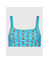 Calvin Klein Swimwear Vrchní část bikin Print KW0KW01420 Modrá - Pepit.cz