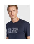 Calvin Klein T-Shirt Distorted K10K110113 Tmavomodrá Regular Fit - Pepit.cz