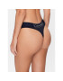 Calvin Klein Underwear Kalhotky string 000QF6774E Tmavomodrá - Pepit.cz