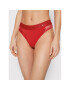 Calvin Klein Underwear Kalhotky string Thong 000QF6666E Červená - Pepit.cz