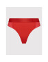 Calvin Klein Underwear Kalhotky string Thong 000QF6666E Červená - Pepit.cz