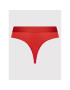 Calvin Klein Underwear Kalhotky string Thong 000QF6666E Červená - Pepit.cz