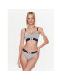 Calvin Klein Underwear Podprsenka Bralette Light Lined 000QF7218E Šedá - Pepit.cz