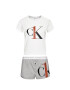 Calvin Klein Underwear Pyžamo Short Set 000QS6443E Bílá - Pepit.cz