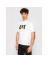 CATerpillar T-Shirt 2511243 Bílá Regular Fit - Pepit.cz