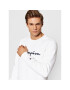 Champion Mikina Crewneck 216471 Bílá Custom Fit - Pepit.cz