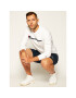 Champion Mikina Satin Script Logo 214188 Bílá Comfort Fit - Pepit.cz