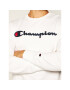 Champion Mikina Satin Script Logo 214188 Bílá Comfort Fit - Pepit.cz