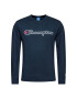 Champion Mikina Script Logo 214188 Tmavomodrá Comfort Fit - Pepit.cz