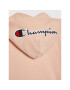 Champion Mikina Script Logo Hood 404227 Růžová Custom Fit - Pepit.cz